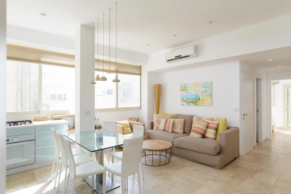 Image of Adorable 2 bedrooms apt w Bomb Shelter next to the beach