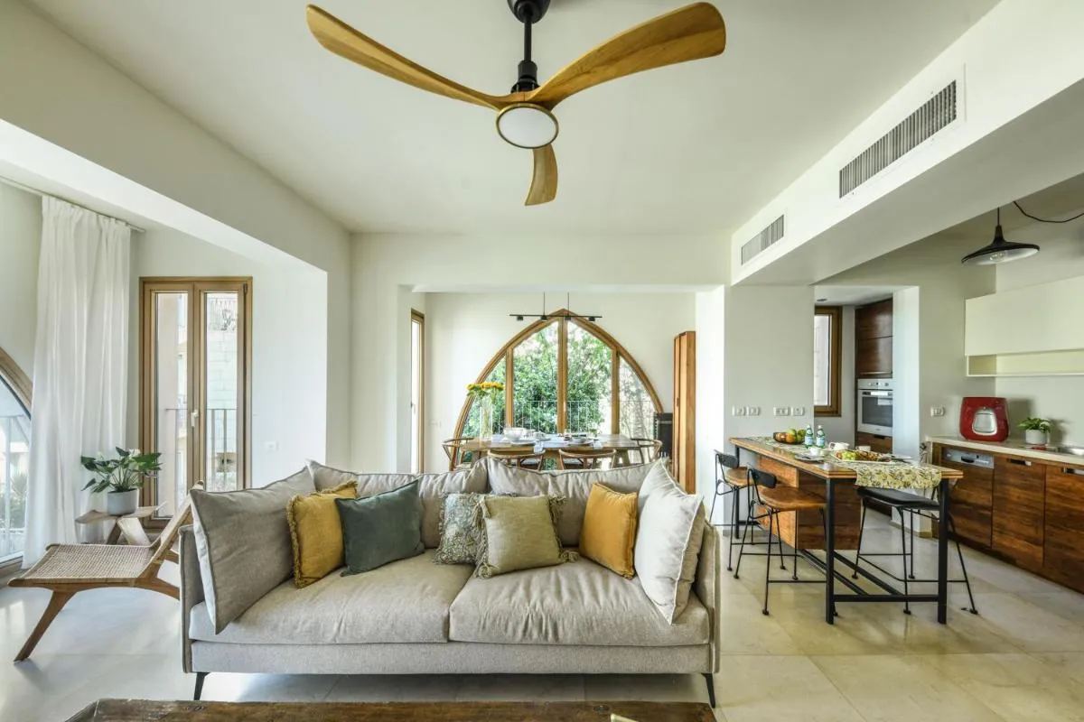 Image 4 of Breathtaking 3 BR Apt w Sea View in Central Jaffa with Mamad by Sea N’ Rent