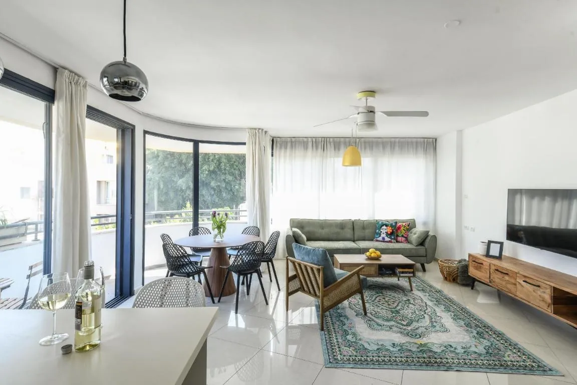 Image of Chic 3BR Apt w Balcony & Parking by Tel Aviv Port by Sea N’ Rent