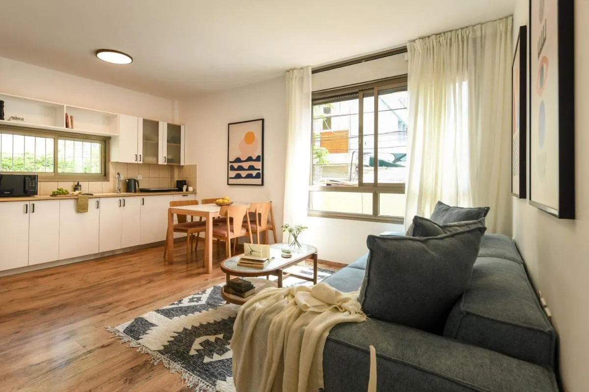 Image 1 of Cozy Apt with Mamad 4-min from the Beach by Sea N’ Rent