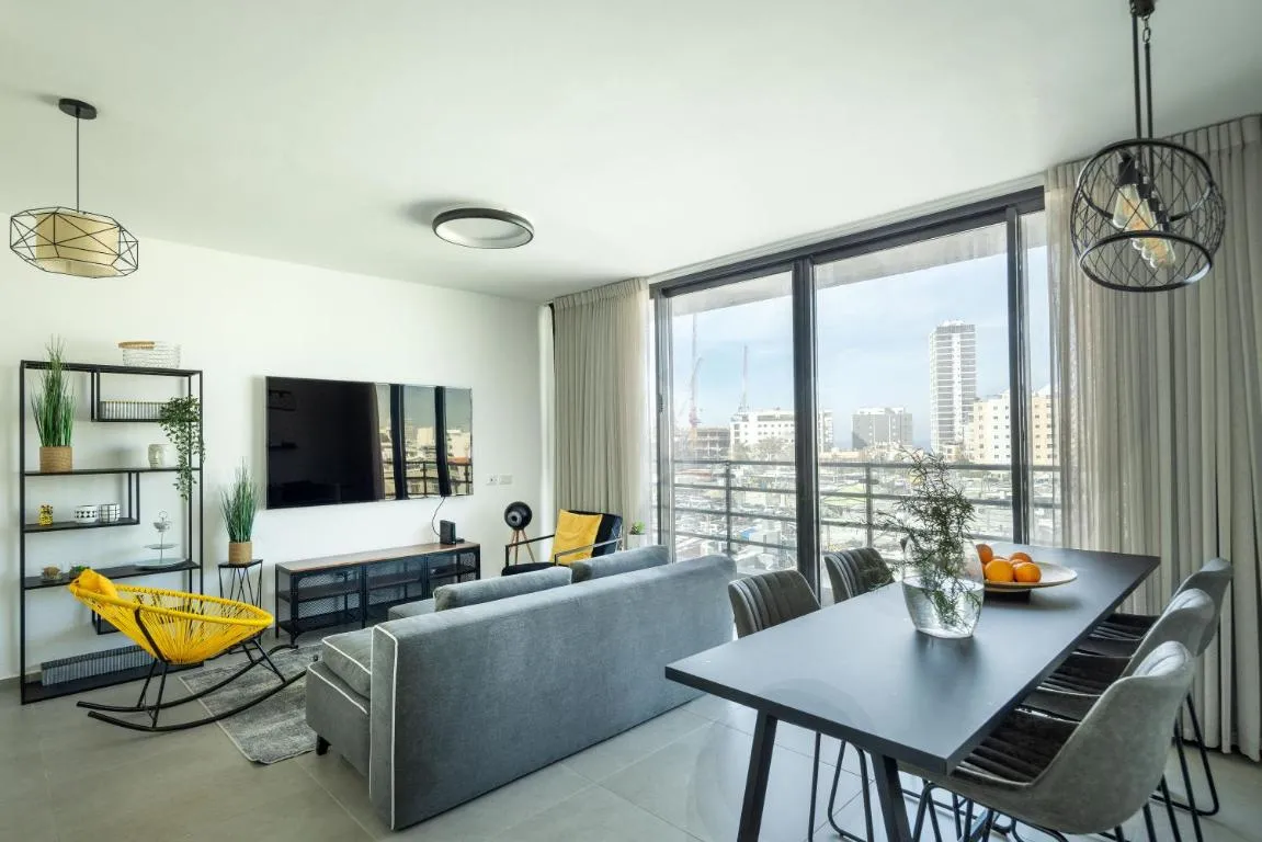 Image of HaCarmel Market Vibrat Apartment with Mamad by Sea N’ Rent