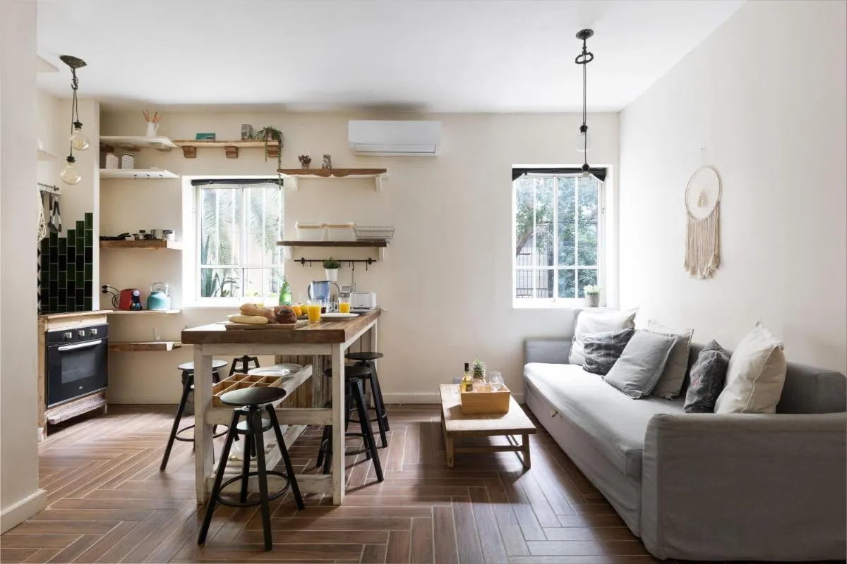 Image 1 of Radiant 2BR Apt 5 Min Walk from Beach in Tel Aviv with Shelter by Sea N’ Rent
