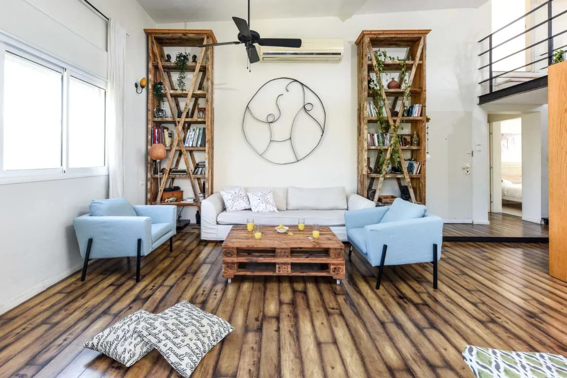 Image of TLV Loft Paradise with Balcony, Roof Top & Mamad by Sea N’ Rent